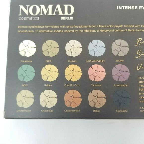 Nomad Cosmetics Berlin Underground Shadow Palette - Picture 2 of 7